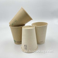 Umweltfreundliche Kraftpapier-Tasse Einweg-Coffer-Tasse